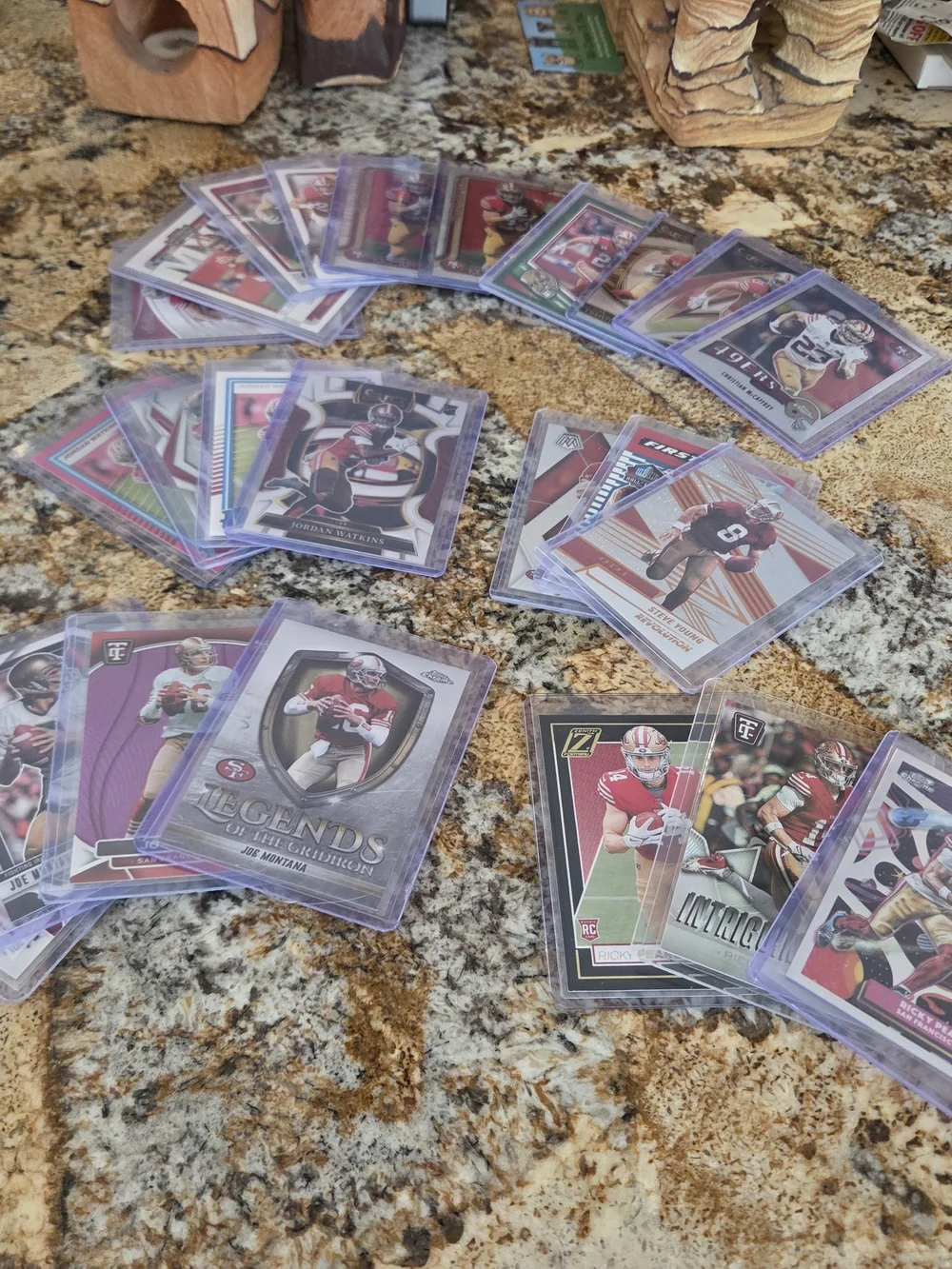 100 Assorted San Francisco 49ers Football Card Lot - Panini And Topps- 2025-2026